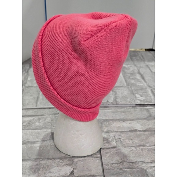 CARHARTT Raspberry Pink Watch Cap Knit Cuffed Beanie Hat Youth Child One Size OS - Picture 3 of 9